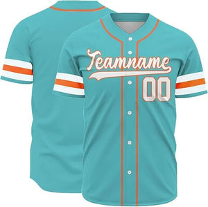 Camiseta de béisbol personalizada OEM y ODM para hombres y mujeres, hecha de tela duradera que absorbe la humedad, ideal para equipos deportivos y promociones - Product Image 1