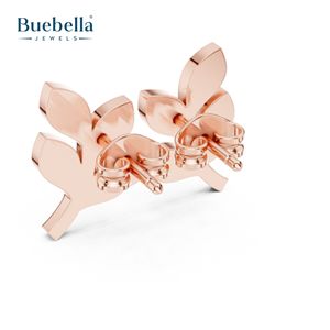 Boucles d'oreilles élégantes en diamant rond pour femmes Bijoux étincelants en argent 925 Cadeau parfait pour toutes les occasions - Product Image 3