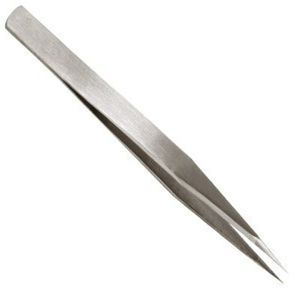 Pince à épiler fine plaquée or, logo personnalisé, acier inoxydable durable, pointes inclinées et pointues, pince à épiler pour sourcils, ressort pour cils - Product Image 5