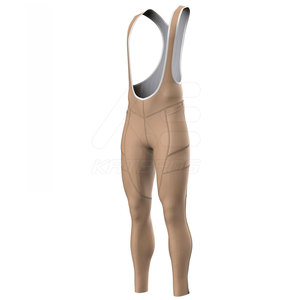 Men's Fitted Cycling <b>Bib</b> Tights Moisture-Wicking Breathable Quick Dry Long Length Spandex Nylon Adult Style - Product Image 2