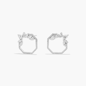 Timeless 10K Gold Lab Grown Diamond Dangle Drop Boucles d'oreilles élégante Pear Marquise Design suspendu élégant pour les fêtes et le cadeau Her - Product Image 5