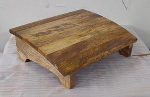 Repose-pieds ergonomique en bambou massif 100 % naturel de qualité supérieure pour la relaxation et le confort au bureau à domicile - Product Image 2