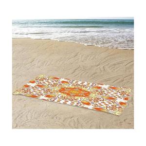 Oversized Ombre 100% Cotton <b>Beach</b> <b>Towels</b> 100x200cm 620GSM GOTS Certified Sand Proof Fade Resistant Quick Dry For Seaside Trips - Product Image 6