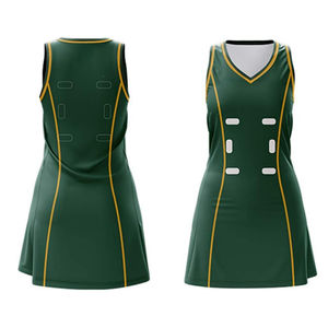 Uniforme de Netball, diseño personalizado, deporte de equipo, camiseta de Netball para mujer, camiseta de entrenamiento personalizable al por mayor para adultos - Product Image 4