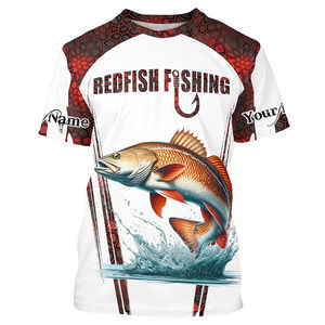 Camisetas de Pesca de Manga Larga para Hombre, Personalizadas al por Mayor, Secado Rápido, Impresión por Serigrafía, Capucha Unisex, Impermeables, Transpirables, 100% Poliéster - Product Image 2