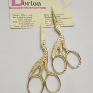 Petits ciseaux Vintage broderie grue oiseau ciseaux en acier inoxydable Mini cigogne ciseaux pour Costumes artisanat couture - Product Image 1