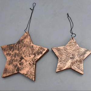 Adornos navideños de color hechos a mano, artículos metálicos de cobre y hierro para el hogar, decoración elegante del hogar, plástico artificial - Product Image 1