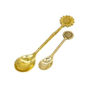 Cuchara de Postre de Latón Macizo con Diseño de Mariposa y Pulido Espejo para Hogar y Hotel, Cuchara Personalizada en Venta - Product Image 2