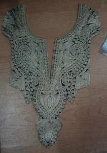 ชุดเดรสผ้าส่าหรีลายลูกไม้ที่สง่างามพร้อมด้ายปักเลื่อมสำหรับชุดแฟนซี - Product Image 2