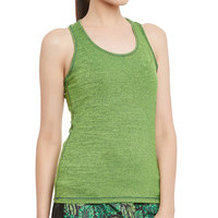 Tank Top Wanita desain kustom profesional, Tank Top tanpa lengan, pola polos kebugaran longgar adem ukuran besar musim panas