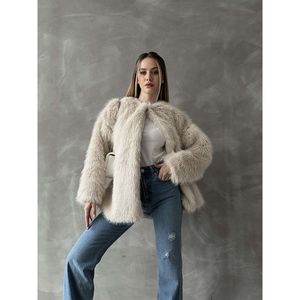 เสื้อโค้ทขนสัตว์ Topshow Stone Plush Wholesale - [object Object] - Product Image 3