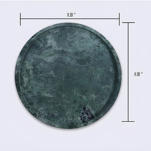 Plateau de service en marbre en gros Plateau décoratif de Noël Prix d'usine Vente à chaud pour les festivals et les occasions spéciales - Product Image 1