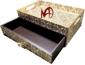 Cajón y bandeja de madera> Impresión digital> con revestimiento esmaltado> Acabado brillante> - Product Image 2