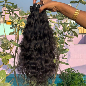 <span class=keywords><strong>Extension</strong></span> di capelli umani non trasformati naturali vergini del sud di qualità Premium - Product Image 5