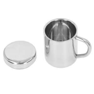 Tazas de acero inoxidable de base ancha para una estabilidad y portabilidad mejoradas para oficina, hogar o fiesta para un almacenamiento eficiente de bebidas - Product Image 6