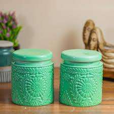 Maceta de Cerámica Hecha a Mano Personalizada para Decoración de Cocina, con Tapa, Tallada a Mano, Todos los Colores, por HAND MADE CRAFT - Product Image 6