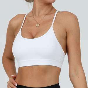 Soutien-gorge de Sport en gros de haute qualité pour femmes soutiens-gorge de Yoga croisés respirants haut pour le sport à Impact soutien-gorge de Fitness dos nu - Product Image 4