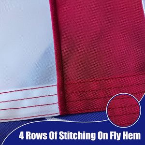 ธงปักลายปูเออร์โตริโกแบบแขวน ขนาด 12x18 นิ้ว ผลิตจากโพลีเอสเตอร์อย่างดี สีน้ำเงิน ธงเรือปูเออร์โตริโก สองด้าน กันน้ำ ขนาดเล็ก - Product Image 5