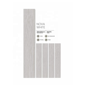 Azulejos de madera rústicos antiincrustantes estilo ladrillo refractario indio moderno, porcelana pulida de 200x1200 de alta calidad para sala de estar - Product Image 5