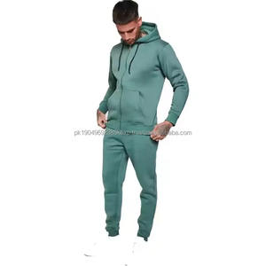 Conjuntos Deportivos de 2 Piezas para Hombre, con Cremallera Completa, Manga Larga, para Deportes Activos, Conjuntos Deportivos de Invierno - Product Image 1