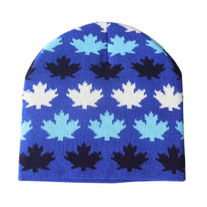 Gorro Jacquard de la más alta calidad para ropa profesional de invierno Tamaños de colores personalizados Sublimación profesional con patrón a cuadros - Product Image 3