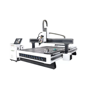 เครื่องแกะสลักไม้ CNC 5 แกน รุ่น 1325 สำหรับงานหนัก พร้อมแกนหมุนเดี่ยว ความเร็วสูง (1-18000 รอบต่อนาที) ความแม่นยำ (0.05 มม.) สำหรับงานแกะสลักไม้ - Product Image 4