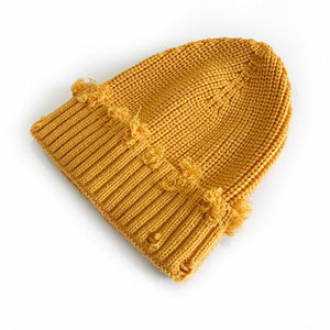 Venta al por mayor 2025 Venta caliente Precio barato Nuevo estilo Gorro de ganchillo desgastado Gorro de invierno Gorro de punto - Product Image 2