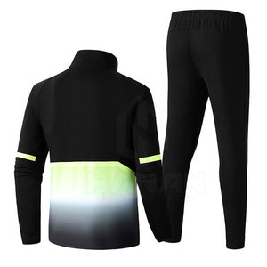 Conjunto de chándal deportivo de invierno para hombre Chaqueta y pantalones forrados de algodón grueso 100% transpirable y cálido - Product Image 2
