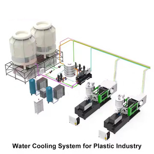 Industrial Production <strong>Line</strong> Variable Frequency Screw Chiller Unit Spray Falling Film Refrigeration with Spiral <strong>Freezer</strong> - Product Image 5