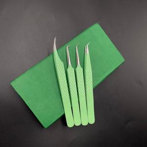 ขนตาปลอมสแตนเลสสำหรับต่อขนตาแบบมืออาชีพด้ามจับแข็งแรงทนทานต่อขนตาเพิ่มความยาวได้อย่างยั่งยืนโลโก้ออกแบบได้ตามต้องการ - Product Image 4