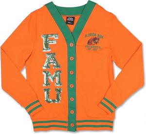 Florida A & M University FAMU Pull Homme Orange Respirant - Product Image 1