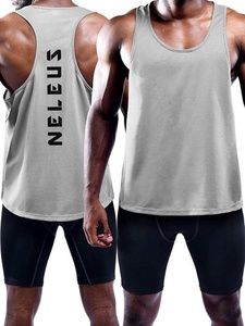 Wholesale Custom Cotton <b>Stringer</b> Gym <b>Vest</b> Fitness Singlet Workout Muscle Bodybuilding Breathable Men's <b>Vests</b> - Product Image 6