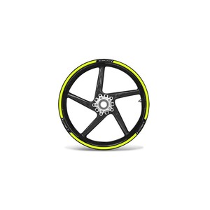 Strisce Fluorescenti Gialle per Cerchioni Moto Kawasaki Z900 - Misura 17 Pollici - Product Image 1