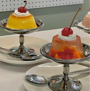 Stainless steel ice <b>cream</b> scoop and bowl set for coordinated kitchen <b>style</b> and convenient frozen treat serving - Product Image 1