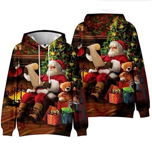 Sudaderas con capucha de hombro caído impresas en 3D personalizadas 2025 sudaderas con capucha Premium para mujer Casual transpirable 100% Jersey de algodón - Product Image 6