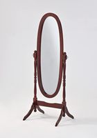 Full Length Swivel Adjustable Oval Wood Traditional Bedroom Wedding New Year Bathroom GlobalOrbit Floor Dressing Standing Mirror