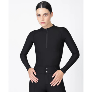 Camisa de equitación para mujer, ligera, transpirable, de tejido elástico que absorbe la humedad, cómoda para montar a caballo. - Product Image 1