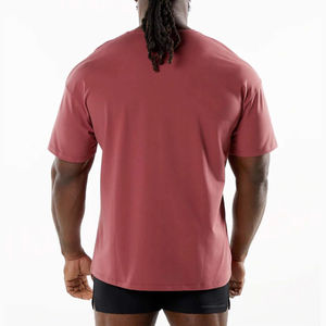 T-shirt sur mesure Meilleure qualité 300Gsm T-shirt Zoom Stock personnalisé Prix de gros T-shirts courts T-shirt unisexe pour hommes - Product Image 2