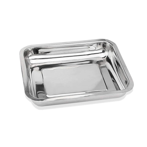 Plateau de rangement en acier inoxydable 304 pour instruments, plateau de rangement pour la chirurgie vétérinaire, la médecine et autres usages - Product Image 2