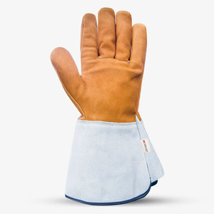 Original SkatIQ SG-9090 G.O.A.T. Gants de sécurité en cuir de chèvre résistants à l'huile et à l'eau avec manchette large (impact) - Product Image 2