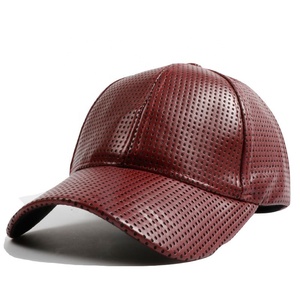 Genuine Sheep Leather Unisex Adjustable Waterproof Baseball Cap Metal Buckle for <b>Winter</b> Spring Autumn Outdoor Sports 6-Panel - Product Image 1