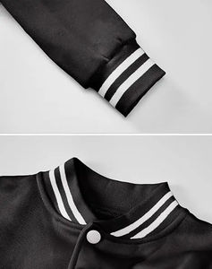 เสื้อแจ็คเก็ตผ้าฝ้ายขนแกะ100% 2025ผู้หญิงเสื้อครอปเสื้อคลุมมหาวิทยาลัยเสื้อครอปสตรีโลโก้ออกแบบได้ตามต้องการ - Product Image 4