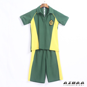 Uniformes Escolares Personalizados para Niños, Camisetas Polo y Pantalones Cortos Unisex, 100% Poliéster - Product Image 4