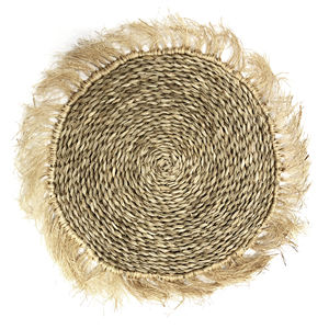 Vietrustic Certified Supplier Traditional Anti-Slip Seagrass Dinnerware Serving Placemat Set for Home Wedding Plate Serving - Product Image 2