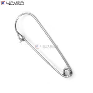 คลิปหนีบฆ่าเชื้อ BUNT ขนาด 12 ซม. คุณภาพสูง ใช้ซ้ำได้ สำหรับเครื่องมือผ่าตัด ฆ่าเชื้อด้วยความร้อนด้วยมือ ทำจากสแตนเลส MOL - Product Image 4