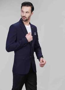 Blazer Azul Marino Clásico de Diseño Único para Hombre, Chaqueta Formal con Acabado Premium para Eventos, Suministro Disponible en Todo el Mundo - Product Image 2