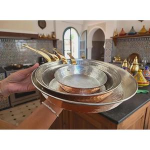 Productos de Cobre Marroquíes Hechos a Mano, Artesanía Tradicional, Decoración para el Hogar, Utensilios de Cocina, Artículos Metálicos Decorativos, Idea de Regalo Única - Product Image 1