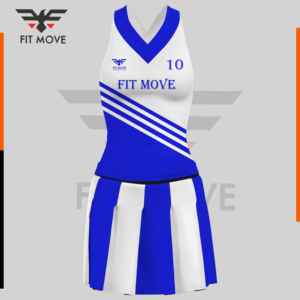 2025 Nuevas llegadas Productos de tendencia Uniformes combinados de porristas con diamantes de imitación Falda impresa Sublimaciones Servicio OEM - Product Image 6