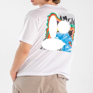 T-shirt pour homme vintage avec logo personnalisé OEM T-shirt pour homme vierge Vêtements d'été T-shirt avec impression numérique par sublimation et logo personnalisé - Product Image 3