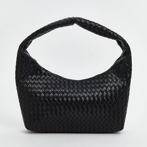 Luxury <b>Women's</b> Waterproof PU Leather Tote <b>Bags</b> with Zipper Closure Shoulder Strap up to 1L Capacity-Outdoor Designer Handbags - Product Image 1